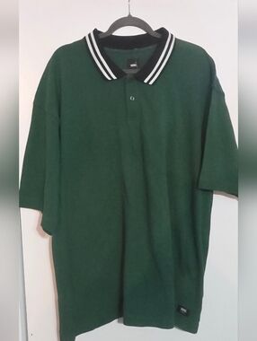 Vans Penn Polo Shirt Eden Green Men Size XL NWT